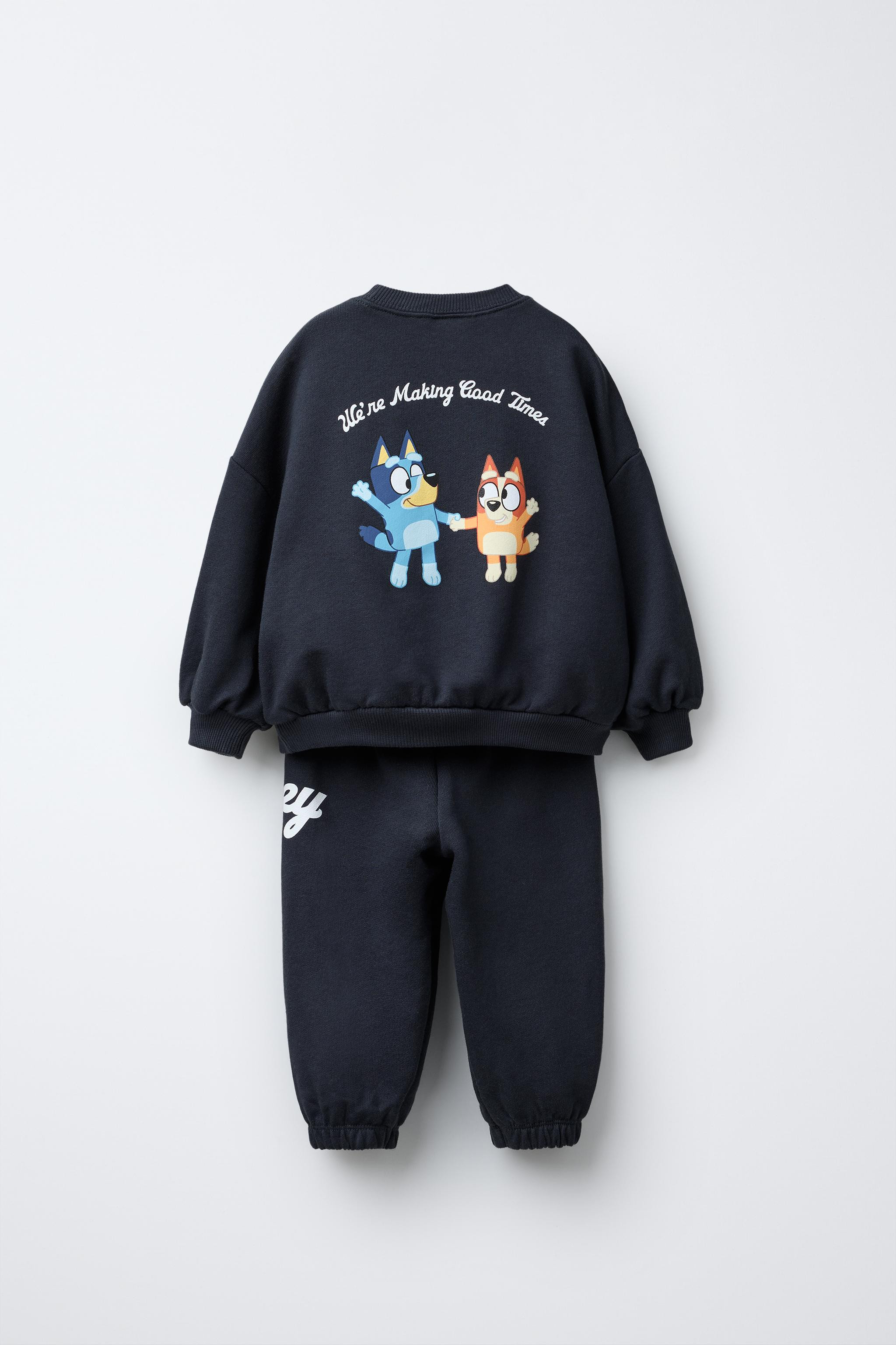 BLUEY © LUDO STUDIO PRINT SWEATSHIRT AND JOGGER SET | Zara US