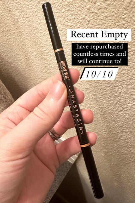 I use the shade medium brown and it’s perfect! Each pencil lasts me a few months. The point is so fine so it looks natural, and there’s a spoolie on the opposite end for blending. Wears all day!

#LTKbeauty #LTKstyletip