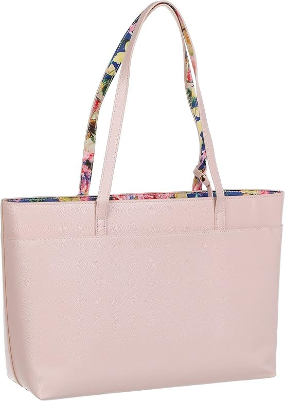 Betsey Johnson XO Zaria Tote with Wristlet and Scarf Blush Multi One Size | Amazon (US)
