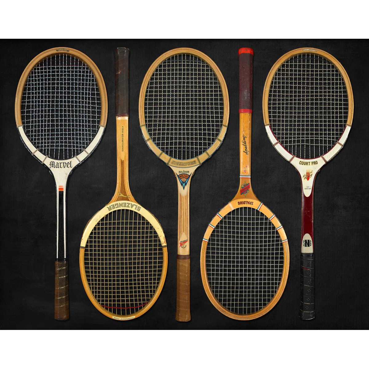 " Vintage Tennis 3 " | Wayfair North America