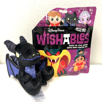 Disney Wishables Good Vs Evil Maleficent Dragon Small Plush 5” - NEW  | eBay | eBay US