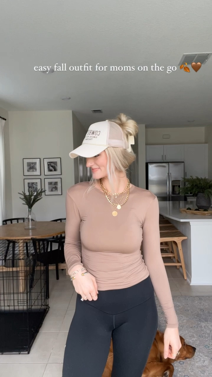 go-to quick and comfy outfit for running errands or taking the kids to the zoo in the fall. The tops are so soft and stretchy! Loved this vest last year- still a favorite!! The side ties are adjustable. 

Aerie Leggings- medium long
Skims inspired tops- small 
Free people inspired vest- medium 

Look for less, fall fashion, fall outfit, trucker hat, Amazon finds, Amazon fashion

#LTKStyleTip #LTKSaleAlert #LTKFindsUnder50