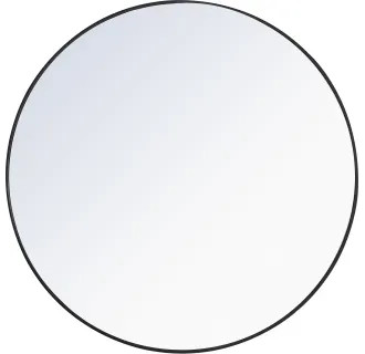 Eternity 48" Diameter Circular Beveled Metal Framed Bathroom Mirror | Build.com, Inc.