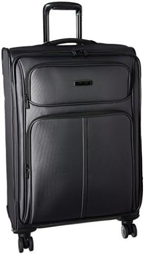 Samsonite Leverage LTE Softside Expandable Luggage with Spinner Wheels, Charcoal, Checked-Medium ... | Amazon (US)