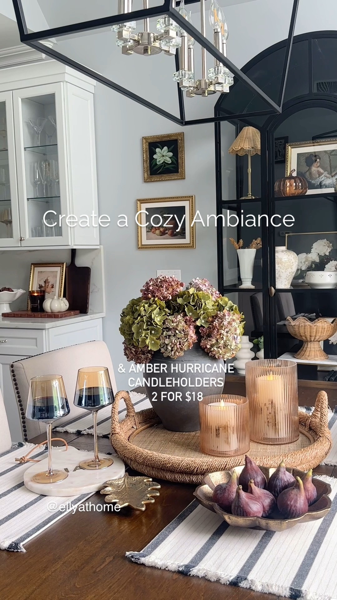 Fall styling with black vase, ruffle bowl, Amber wineglasses, hurricane candle holders, fall hydrangeas, new brass tray, vases and more fall home decor accessories. Amazon, Crate & Barrel, Magnolia home, Target. Pottery Barn

#LTKdayinmylife #LTKHome #LTKSaleAlert
