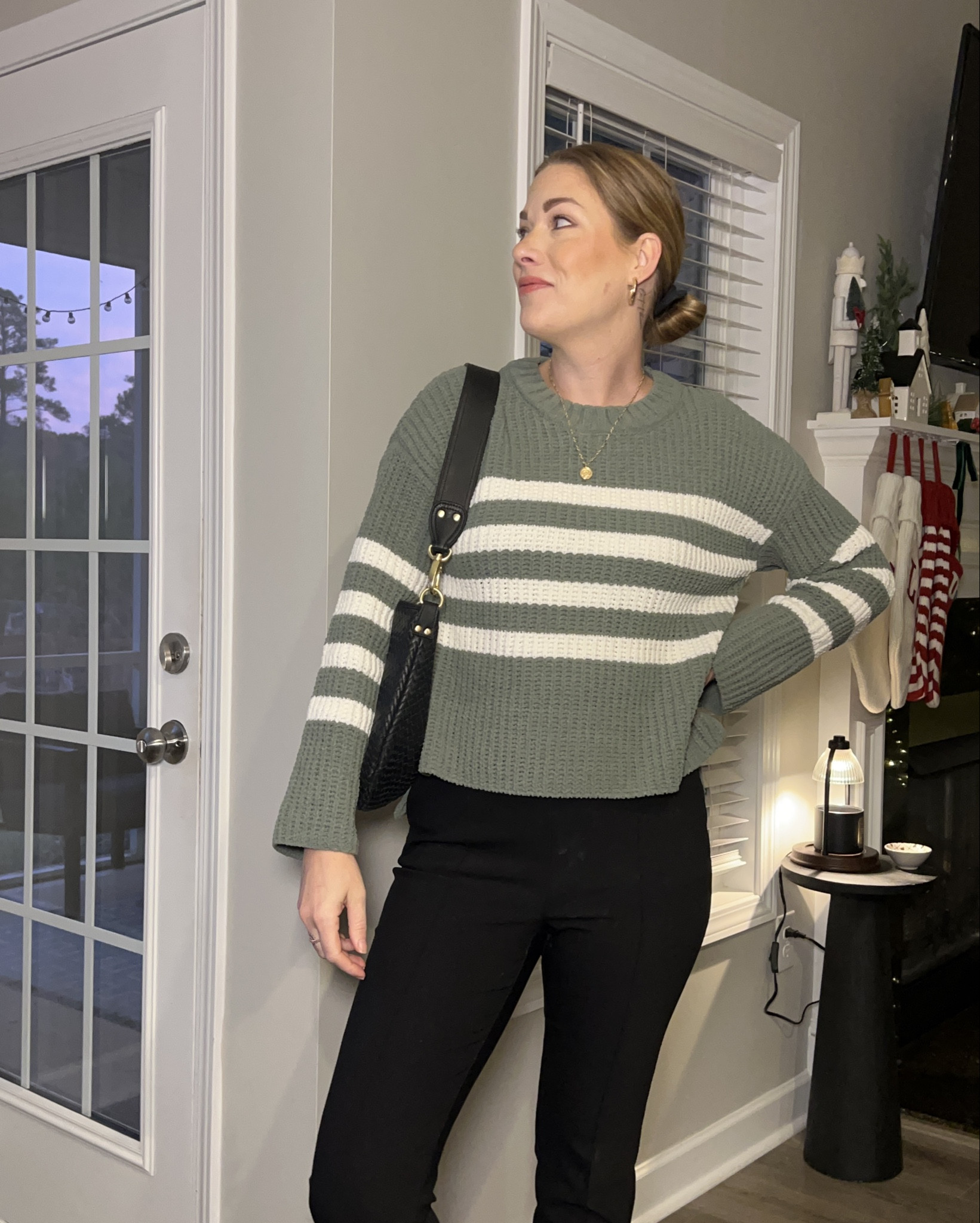 The BAG is everything! Italian leather and stunning. The sweater is currently in a great deal! 

#LTKItBag #LTKCyberWeek #LTKmomlife