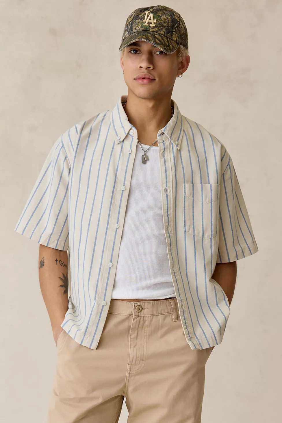 UO Relaxed Fit Oxford Shirt | Urban Outfitters (US and RoW)