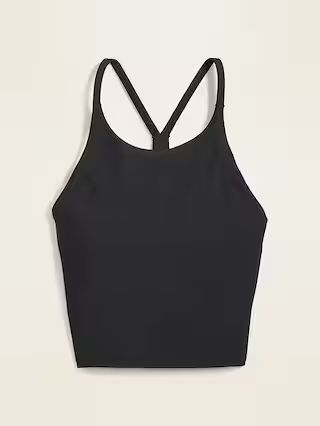 Light Support Powersoft Longline Sports Bra for Women | Old Navy (US)