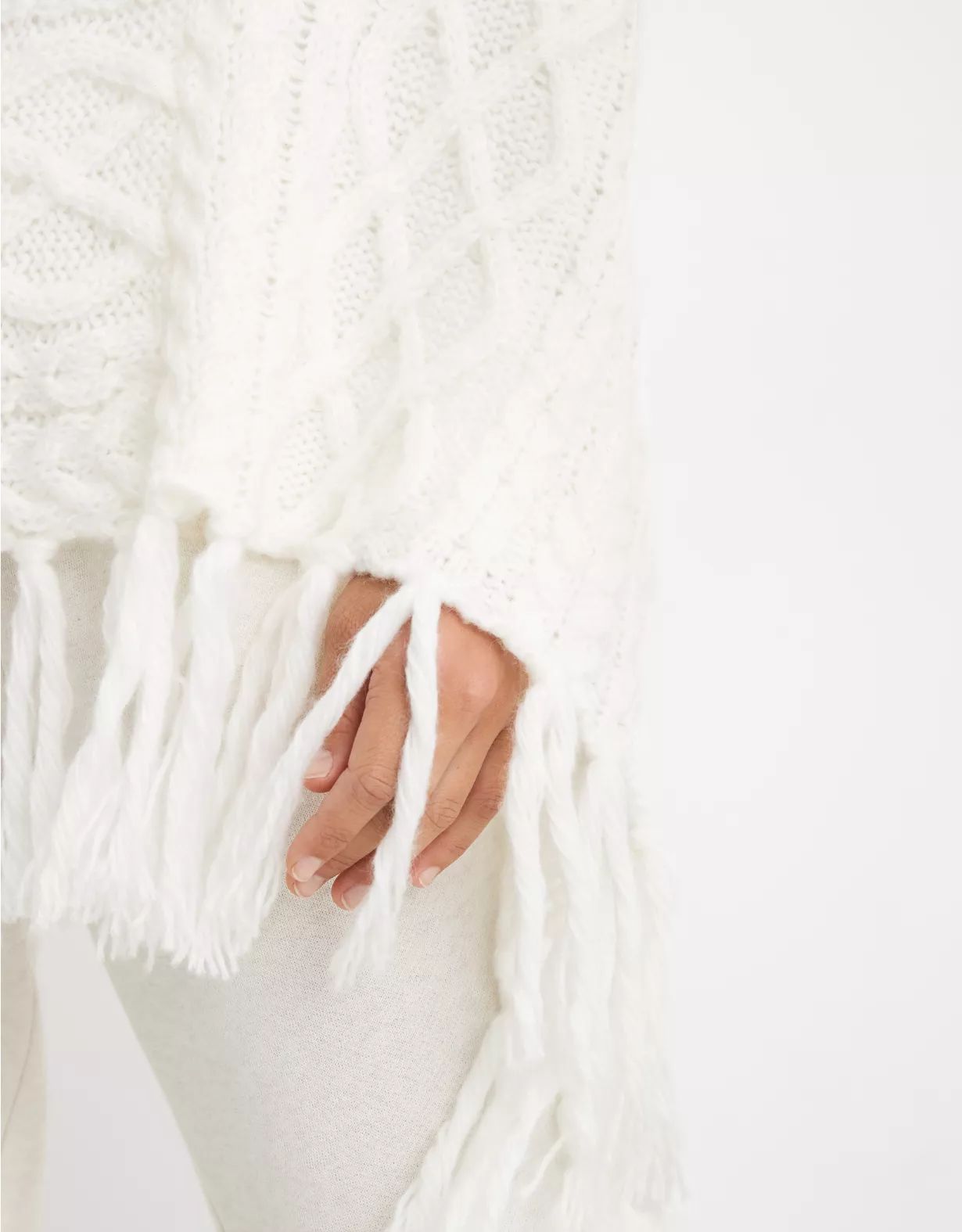 Aerie Cable Pullover Poncho | American Eagle Outfitters (US & CA)
