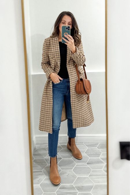 New fave Chelsea boots. Size up a half size. Very comfy and only get better with wear. Take 20% off with code lillydemello
Jeans tts. Tee tts. Coat old from Club Monaco, linking some gorgeous options. 

#LTKshoecrush #LTKsalealert #LTKstyletip