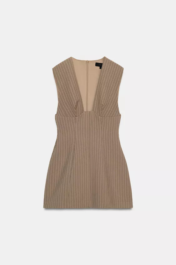 STRIPED SHORT DRESS | Zara UK