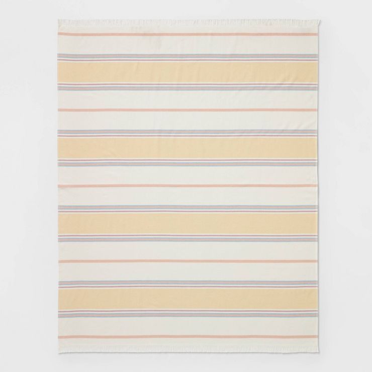 Striped Oversized Beach Towel Yellow - Threshold™ | Target