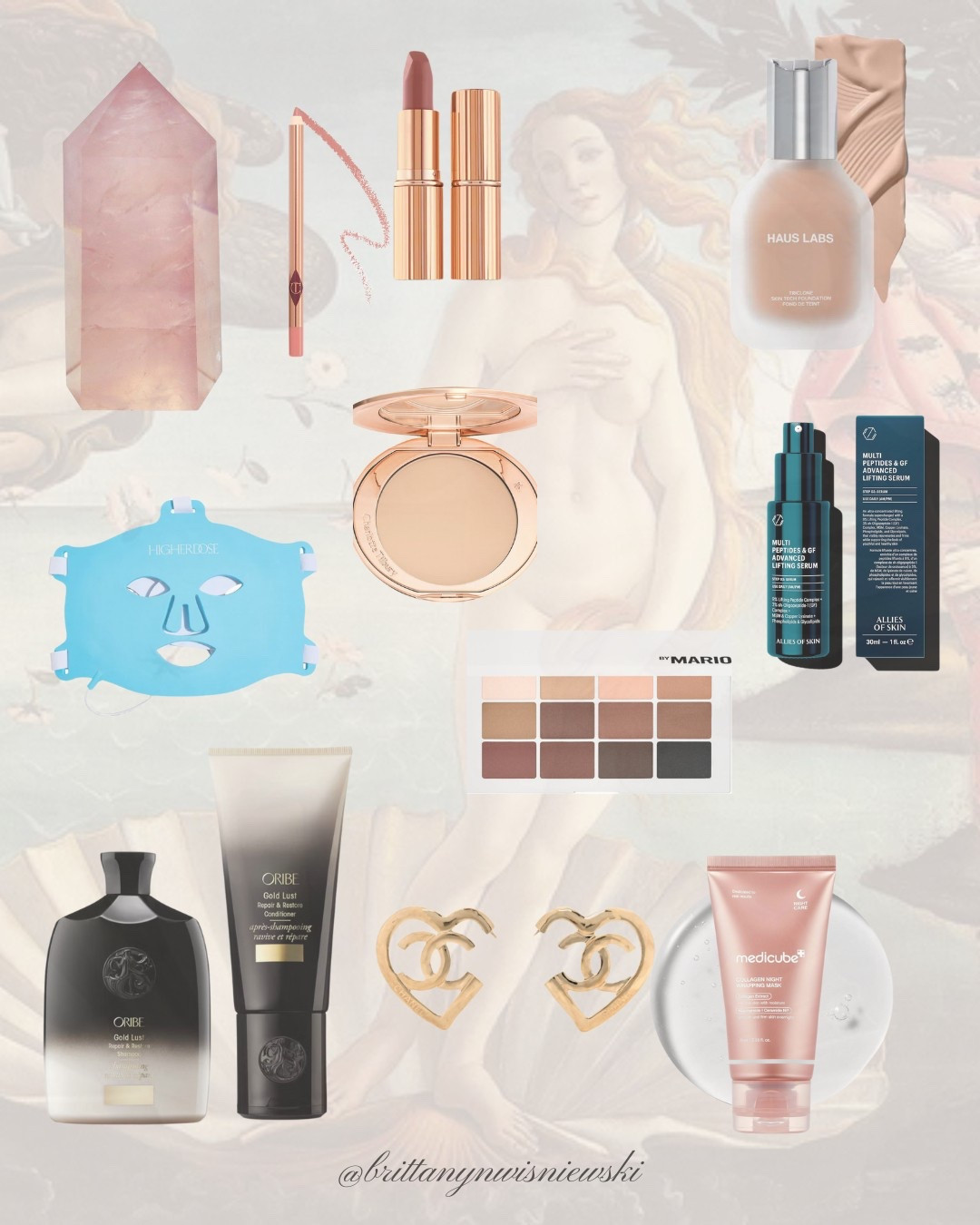 Goddess things ⊹⋆˖⁺‧☽◯☾‧⁺⋆⊹

Goddess vibe high quality effective beauty products.  Here are some of my favorite makeup, skin care, and hair care.  Oribe hair care is expensive but WORTH it.  Allies of Skin has the Best anti-aging serum it makes my skin look like i just had an IPL laser treatment.  The overnight collagen wrap mask gives you glass skin when you wake up.  And I use the higher dose red light therapy for 20 minutes a day after my skin care products are applied.

#LTKGiftGuide #LTKBeauty #LTKSaleAlert