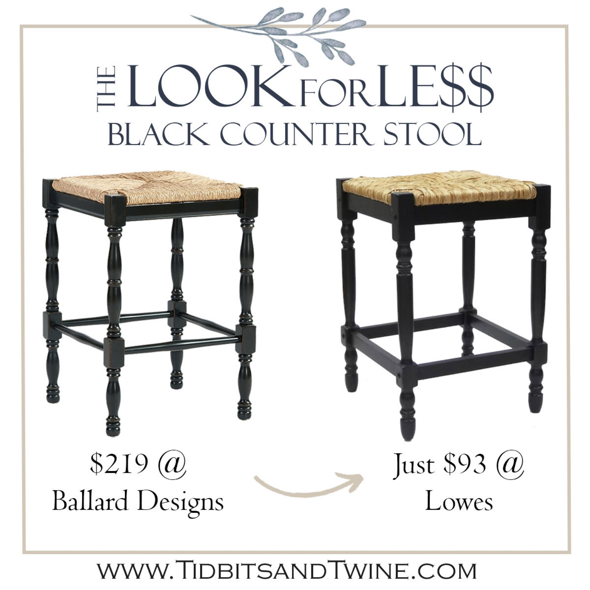 Very similar black counter stools but very different prices!

Black counter stool, kitchen stools, kitchen decor, deal of the day, lowes, home decor, affordable furniture 

#LTKsalealert #LTKhome #LTKFind