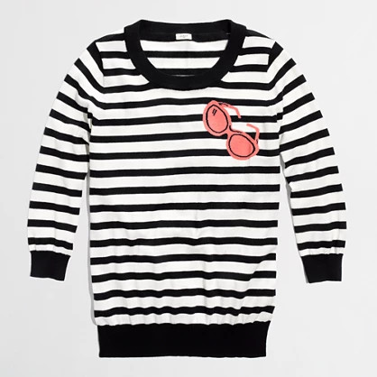 Factory intarsia sunglasses sweater | J.Crew US