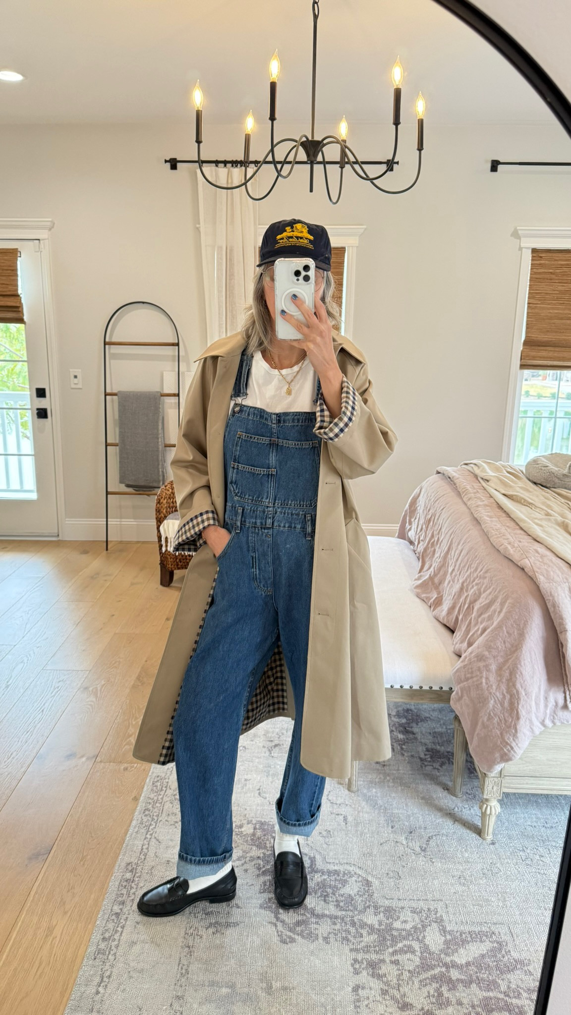 Overalls styled two ways. Which is your fav? #ootd #styleinspo #fashioninspo #overalls