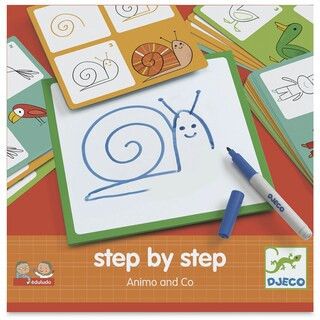 Djeco Step by Step Drawing Kit - Animo and Co | Michaels | Michaels Stores