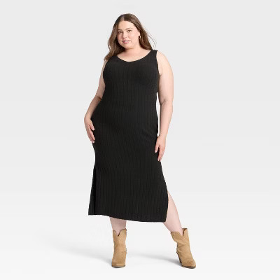 Women's Ribbed Maxi Sweater Dress - Universal Thread™ | Target