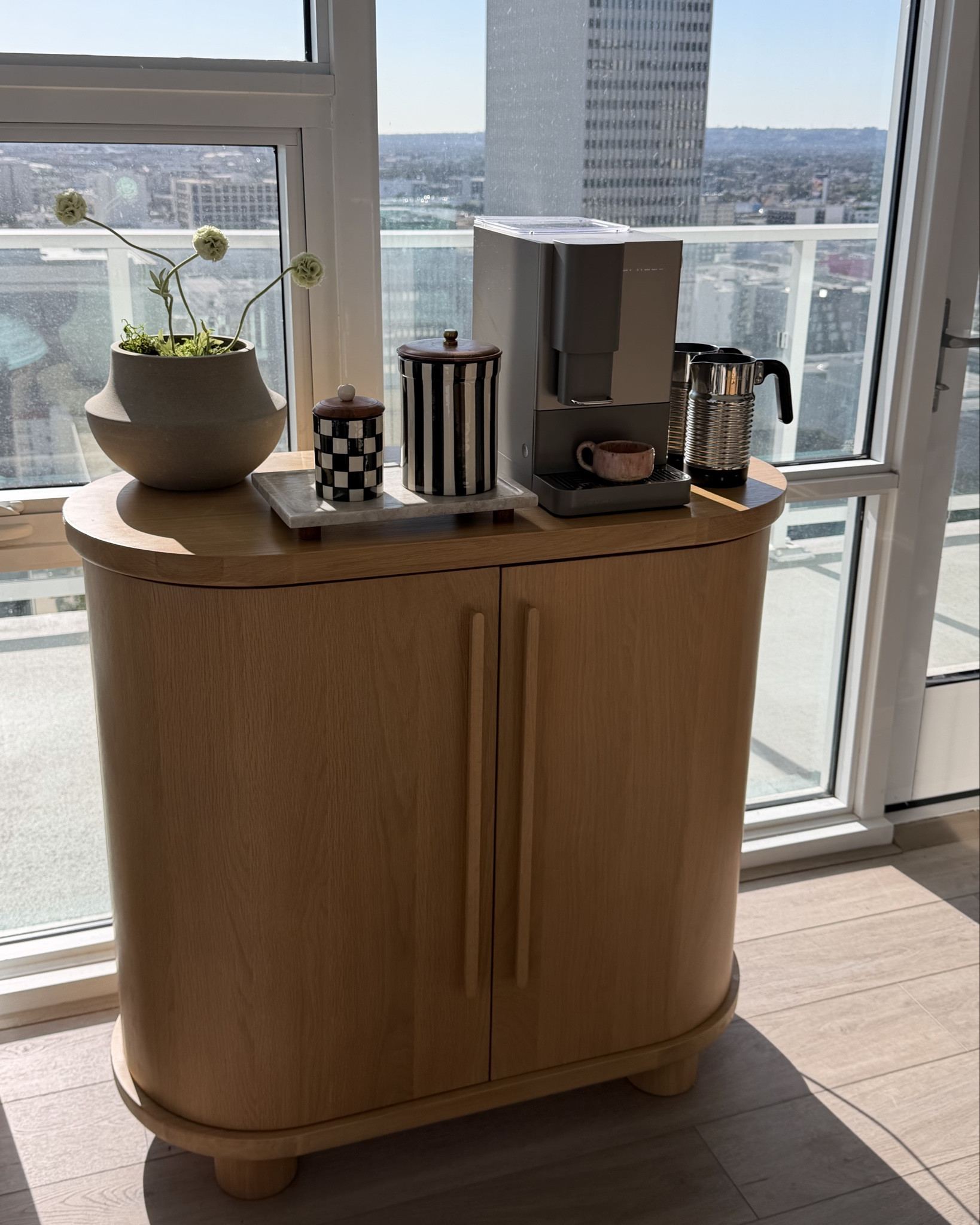 coffee bar set up 
