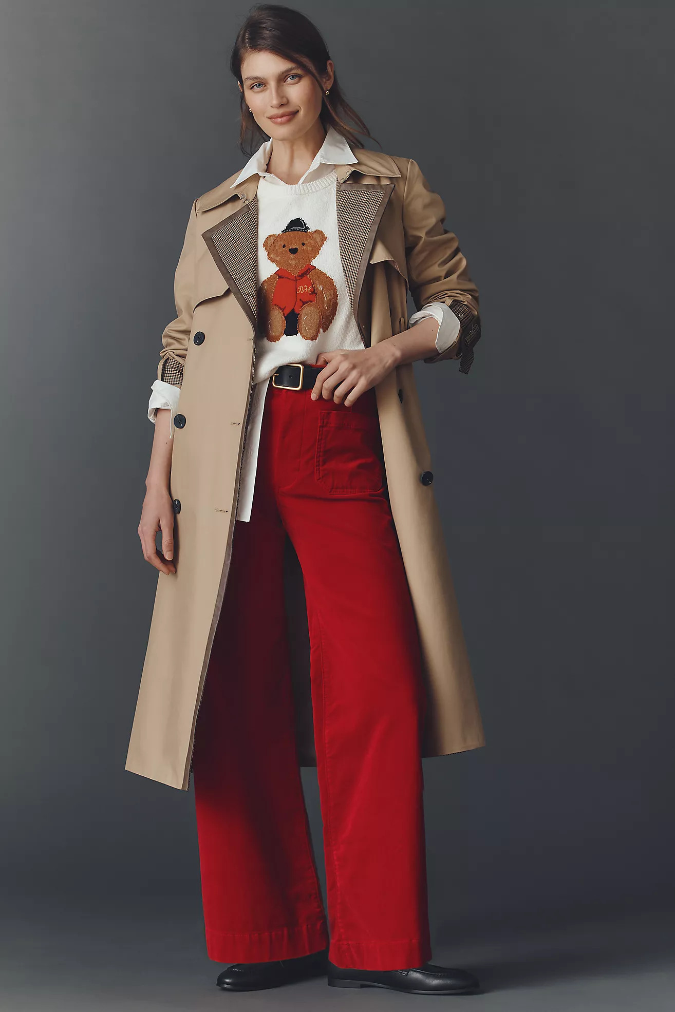 The Colette Full-Length Velvet Pants by Maeve | Anthropologie (US)