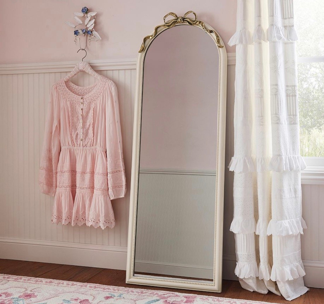 Bow floor mirror🎀

#LTKHome