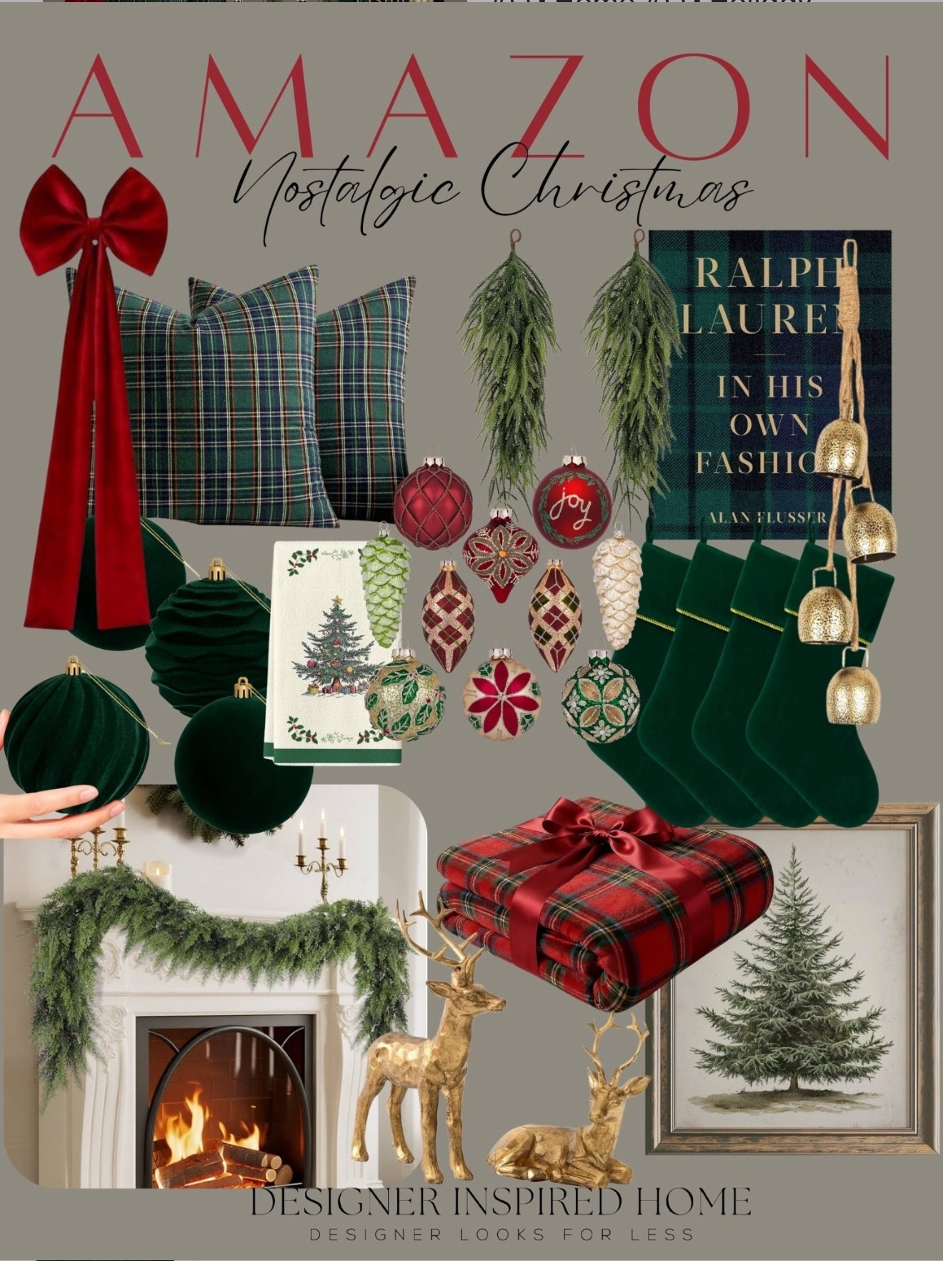 Amazon nostalgic Christmas 

#LTKHome #LTKHoliday #LTKSeasonal