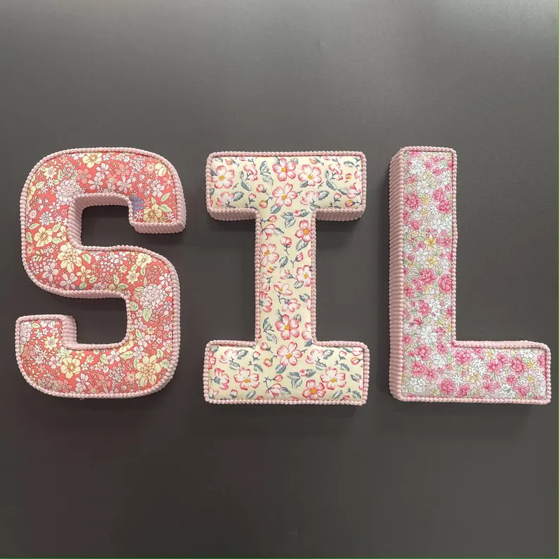 Personalized Corduroy Letters, Corduroy Name Letters, Fabric Letters Name - Etsy | Etsy (US)