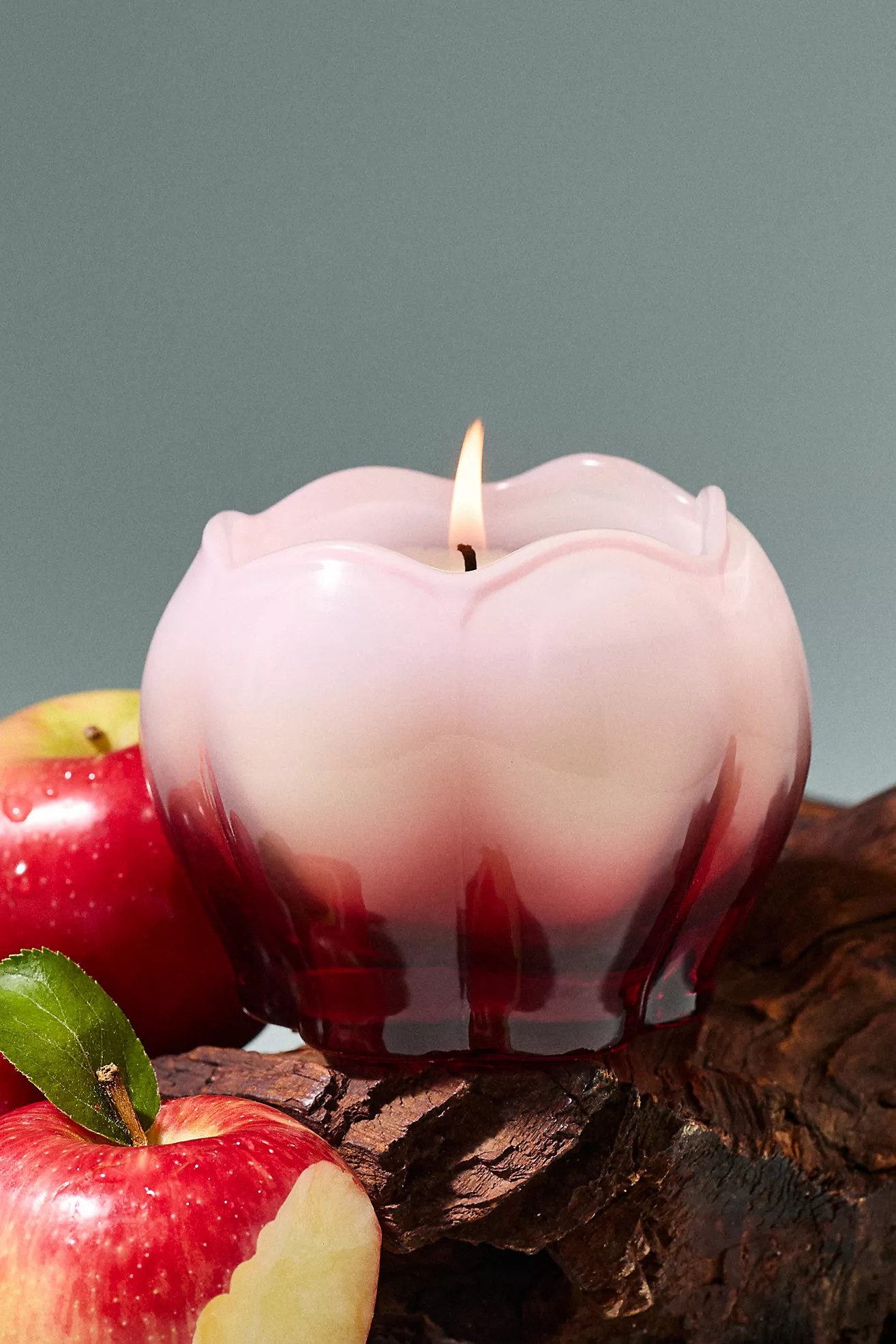 Posie Fruity Honeycrisp Oakwood Glass Candle | Anthropologie (US)