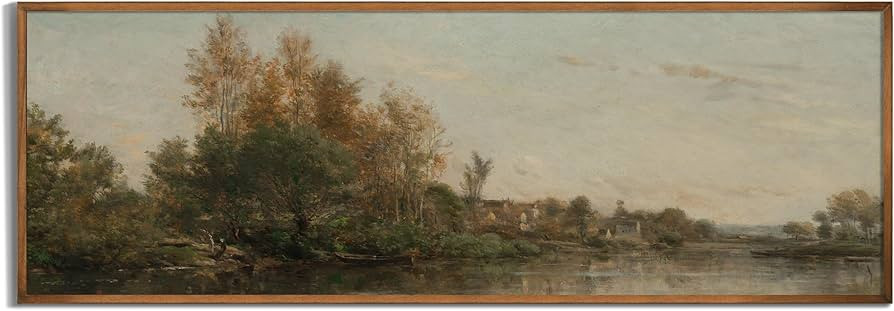 Rolled Canvas Vintage Farmhouse Bedroom Wall Decor Above Bed - Horizontal Wall Art Entryway - 16x... | Amazon (US)