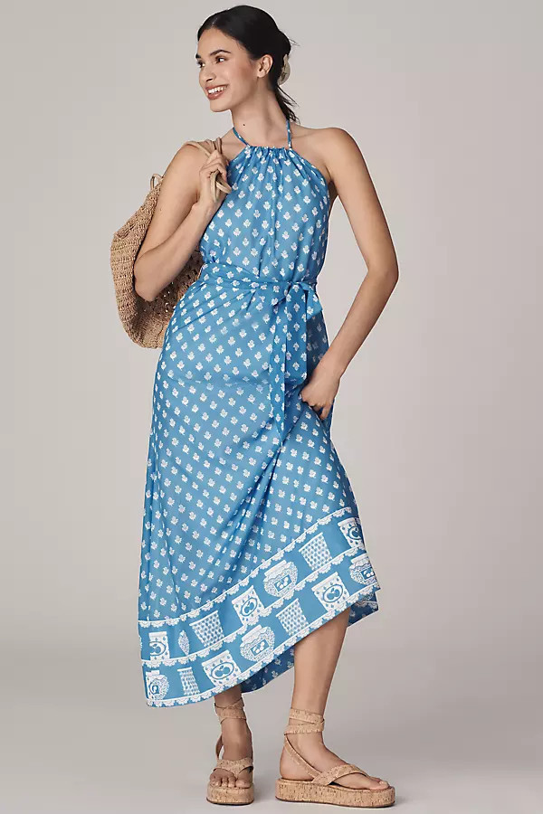 Rainey Halter Maxi Dress | Anthropologie (US)