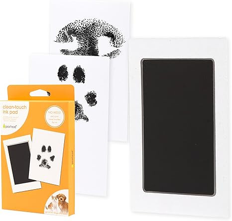 Pearhead Paw Print Clean Touch Ink Pad Kit for Dogs and Cats, Pet Owner Keepsake, DIY Inkless Paw... | Amazon (US)