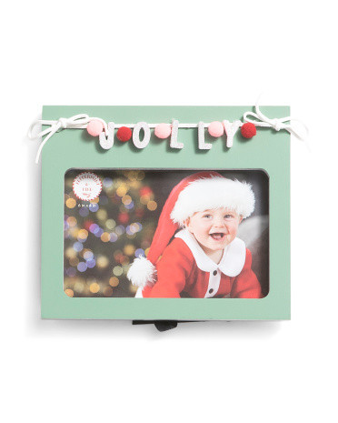 6x4 Merry Garland Tabletop Picture Frame | TJ Maxx