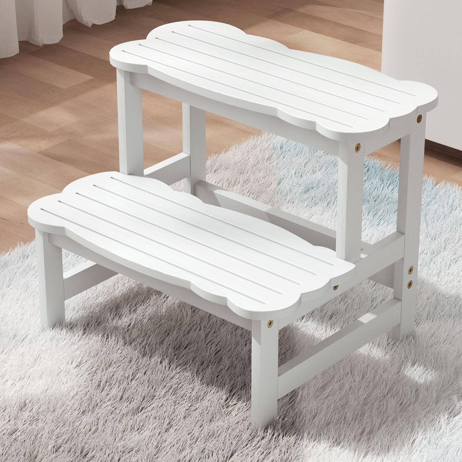 COSYLAND Step Stool for Toddlers - Two Step Stools Toddler 300 lbs Capacity with Safety Non-Slip ... | Amazon (US)