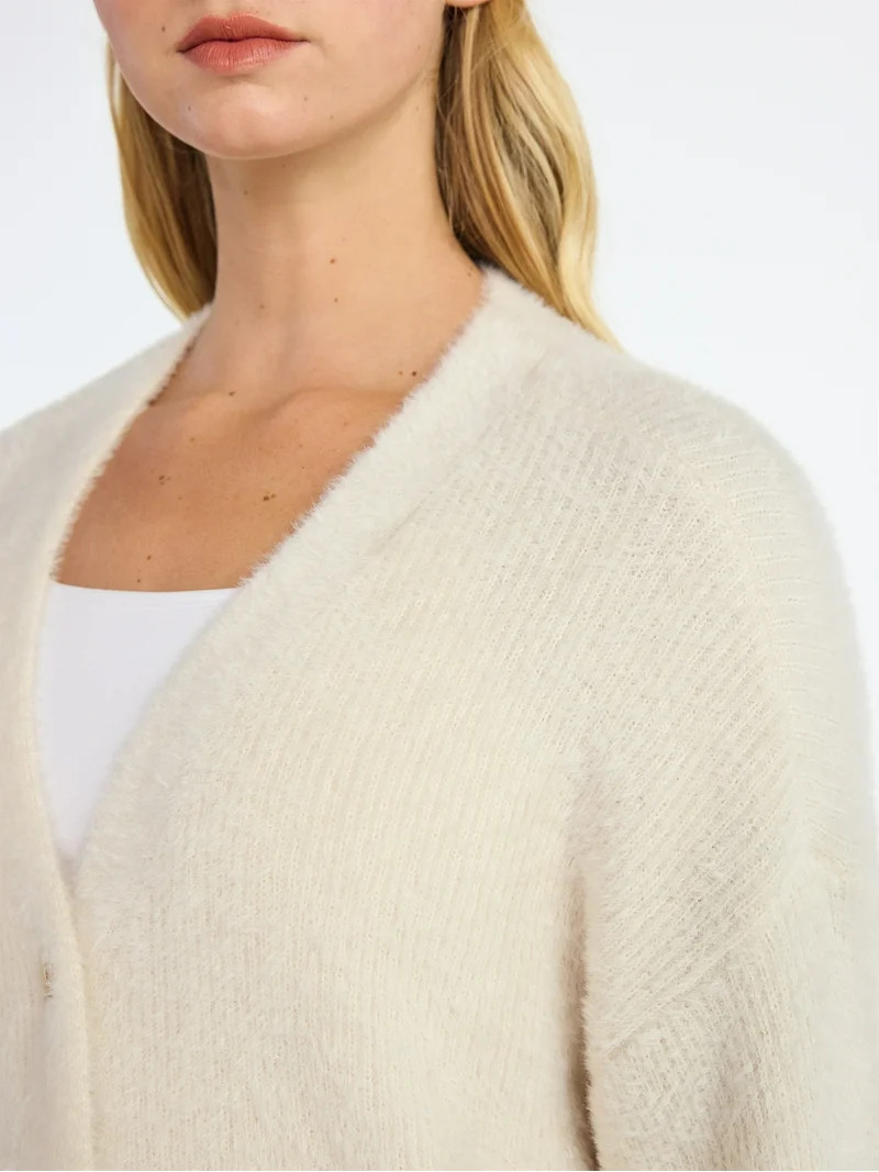 No Boundaries Fashion Button Front Cardigan, Women's | Walmart (US)
