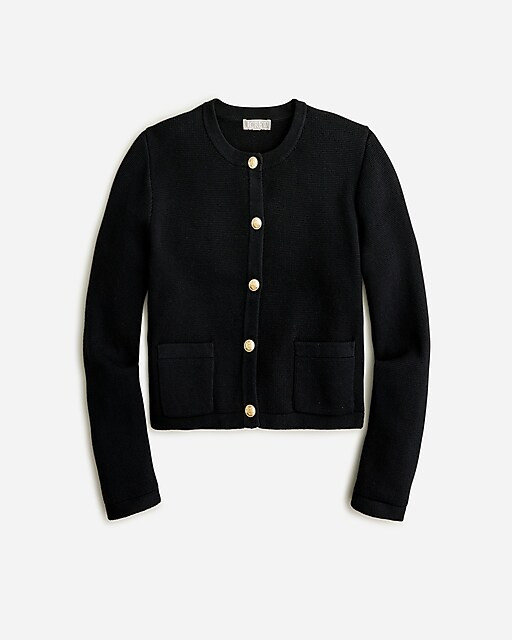 Emilie patch-pocket sweater lady jacket | J. Crew US