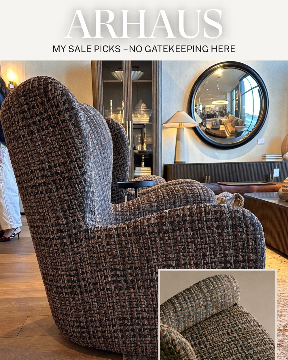 My top 3 favorites from the Arhaus sale! 🙌🏻 The Gemma swivel chair is sooooo comfortable and available in multiple fabrics. The Grant Bar Cabinet is a statement piece. Functional and a fun pop of color! And then Kalmar coffee table which is so unique given its organic profile. Shop them now before they’re gone!

#LTKHome #LTKSaleAlert
