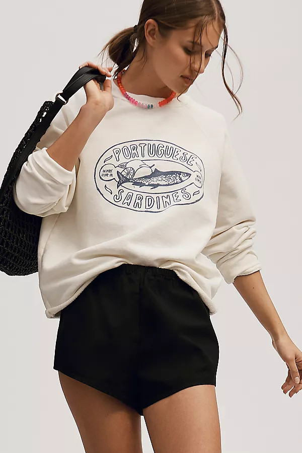Long-Sleeve Sardines Graphic Tee | Anthropologie (US)