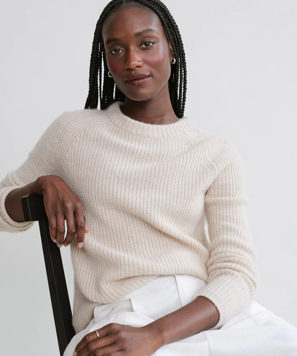 Cashmere Fisherman Sweater | Jenni Kayne