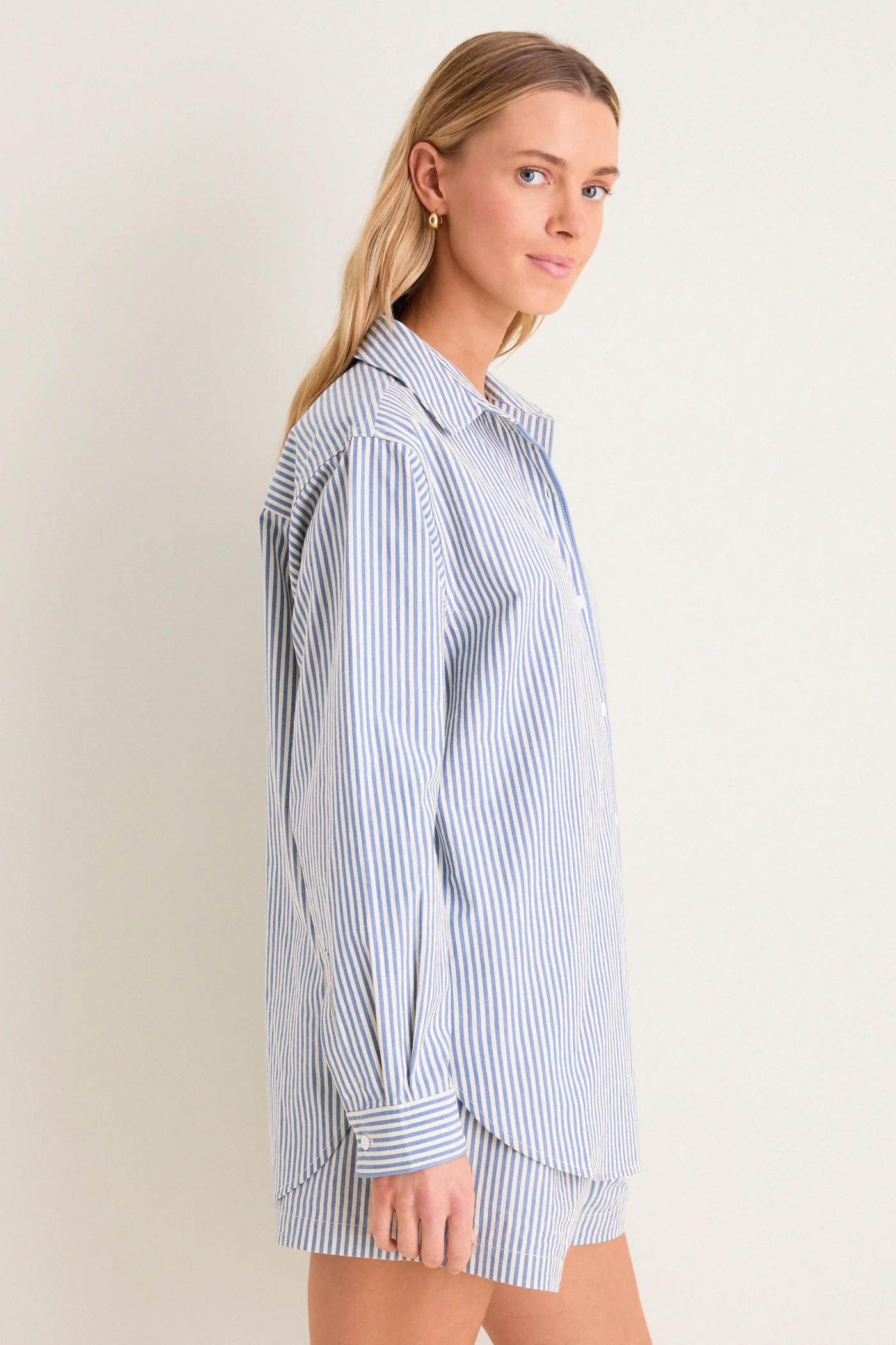 Blue Stripe Seersucker Nadine Button Down | Tuckernuck (US)