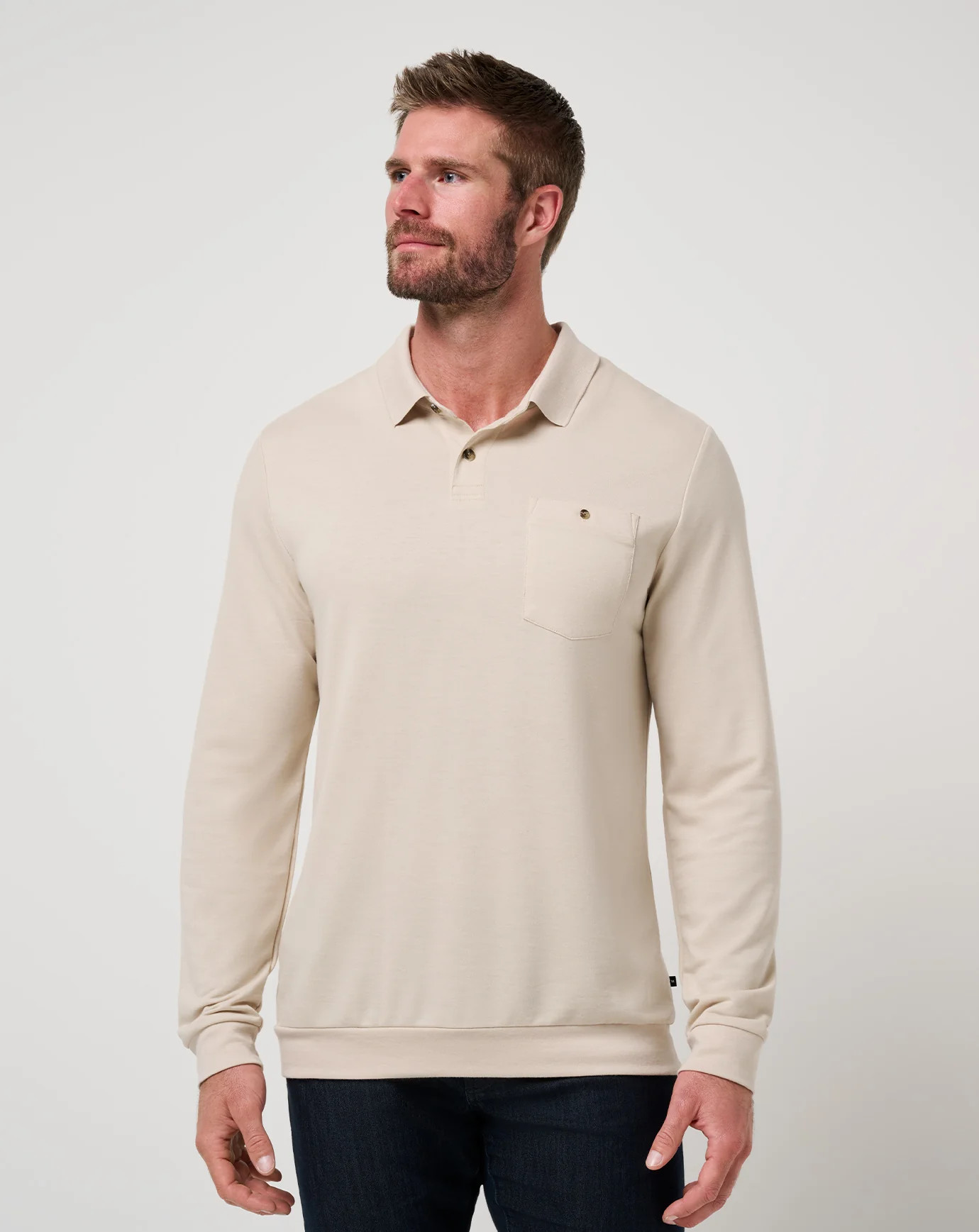December First Long Sleeve Polo | TravisMathew