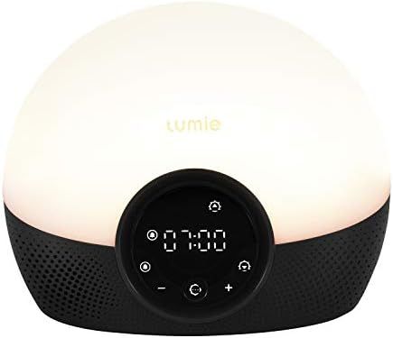 Lumie Bodyclock Glow 150 - Wake-up Light Alarm Clock with 10 Sounds and Sleep Sunset, Multicolour | Amazon (UK)