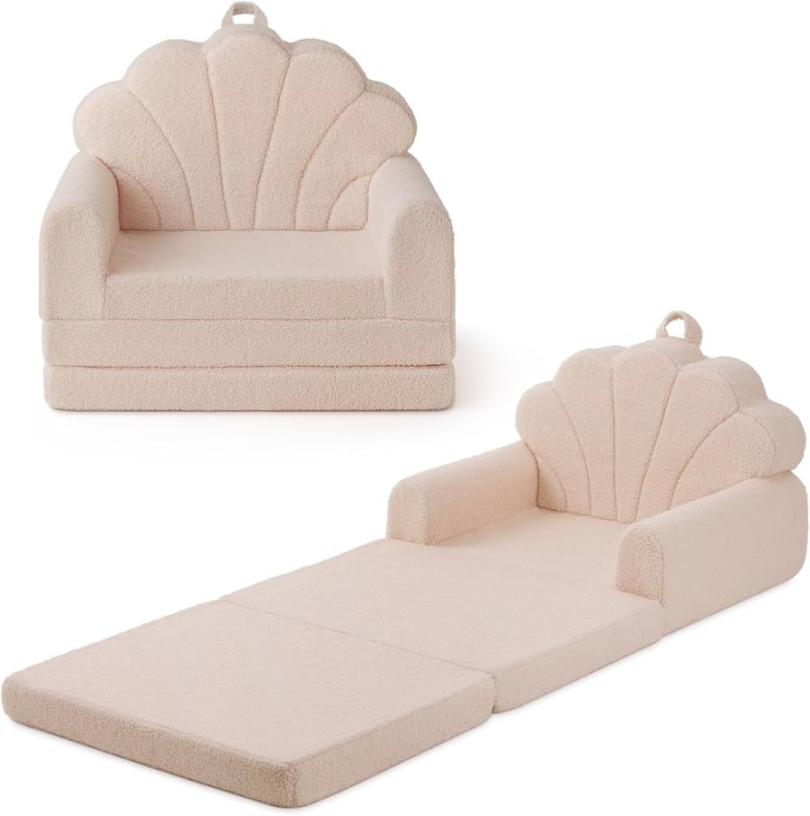 Blissful Diary Kids Couch, 2-in-1 Soft Kids Sofa, Kids Sofa Chair, Comfy Kids Furniture for Playr... | Amazon (US)