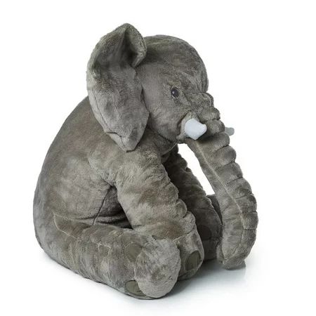 23.7 Grey Plushies for Kids Soft Cushion Cuddly Animal Toy Elephant Doll Stuffed Elephant Soft Plush | Walmart (US)