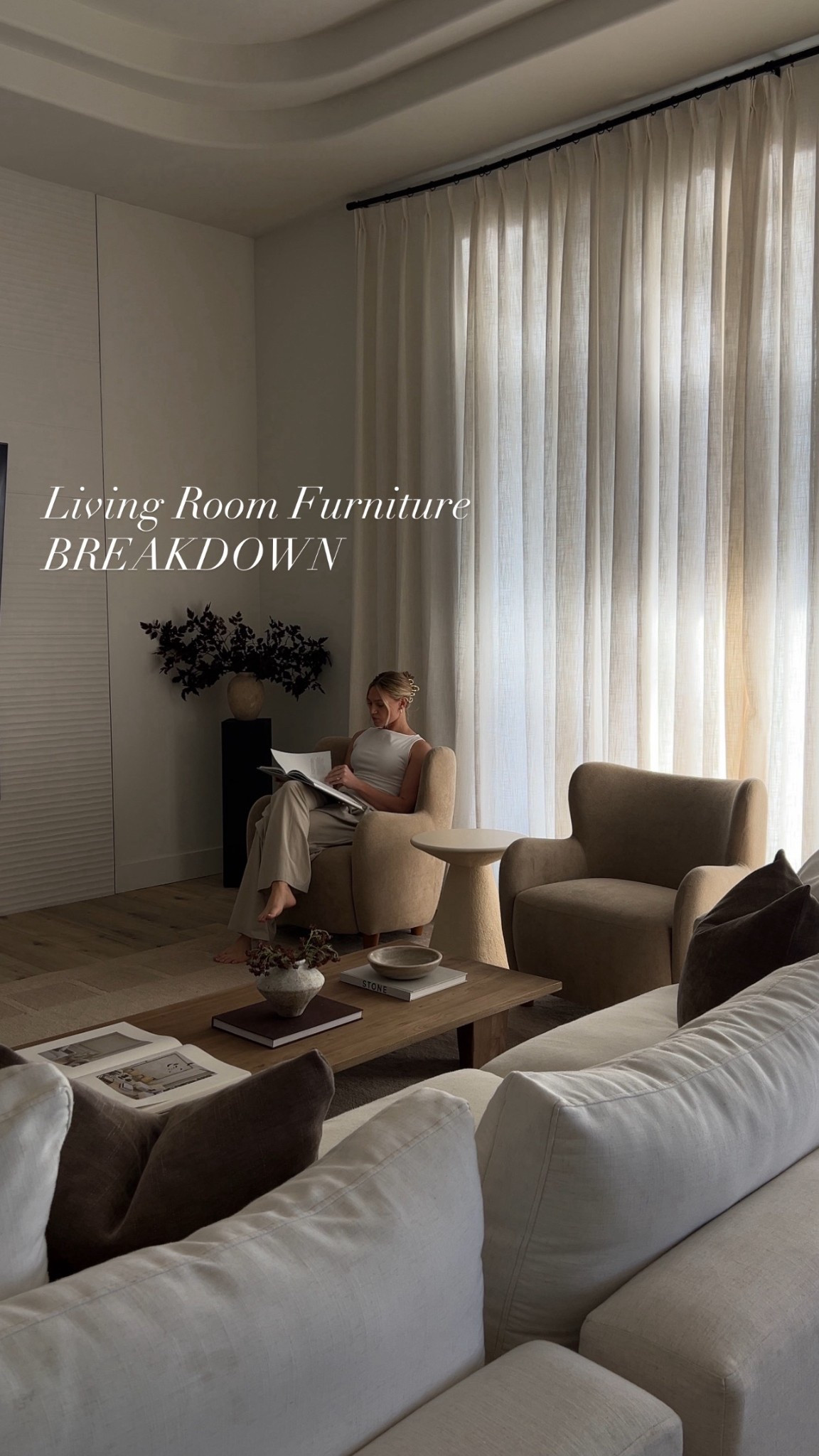 All the furniture in my living room! 

Not linked: Coffee table & Pedestal - Zara Home 😘


#LTKHome