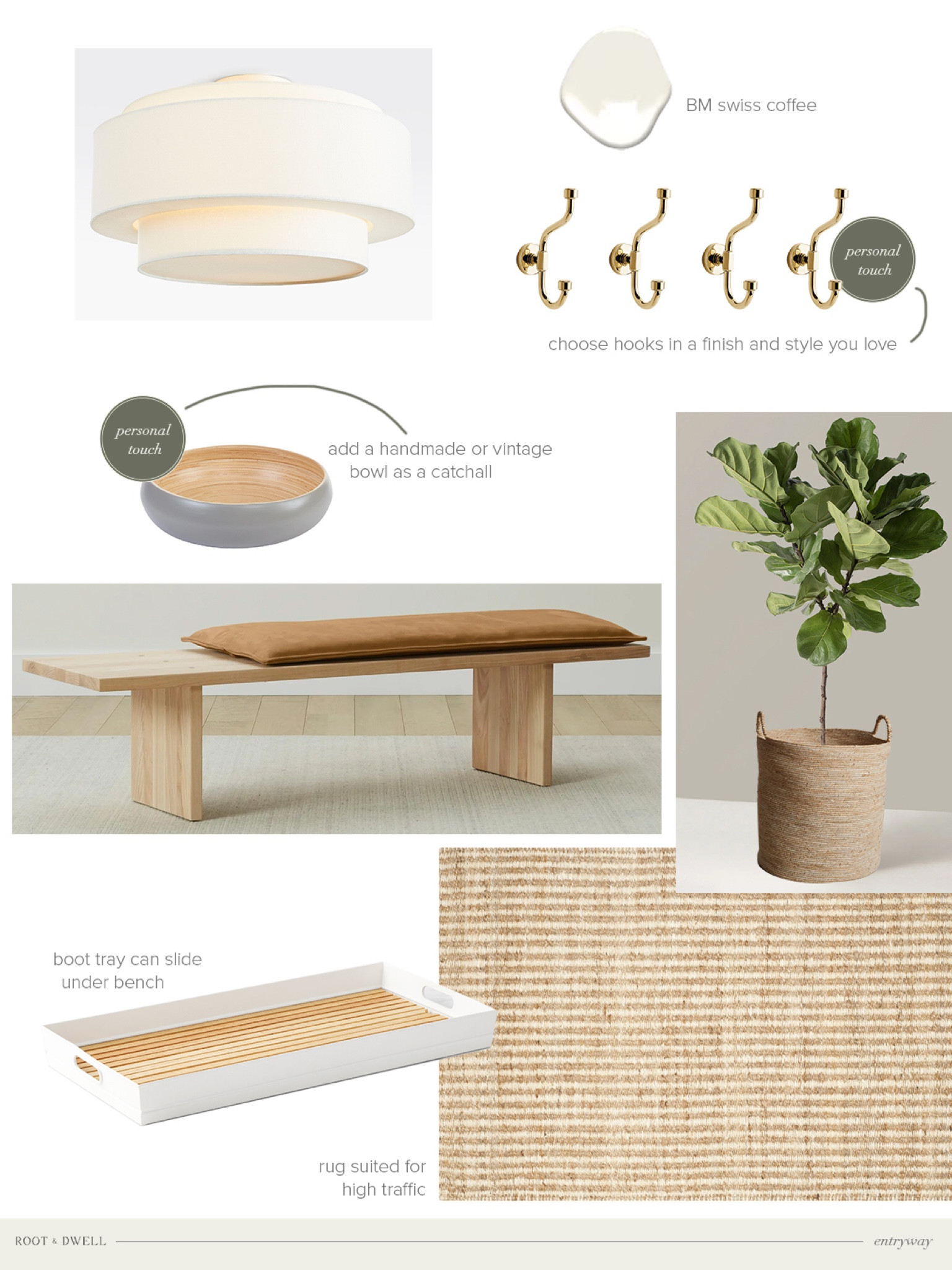 A sleek and simple entryway design

#LTKHome