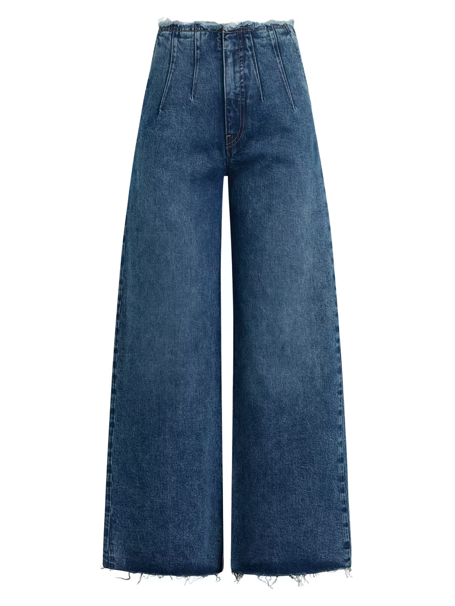 Hudson Jeans James High-Rise Wide-Leg Jeans | Saks Fifth Avenue | Saks Fifth Avenue