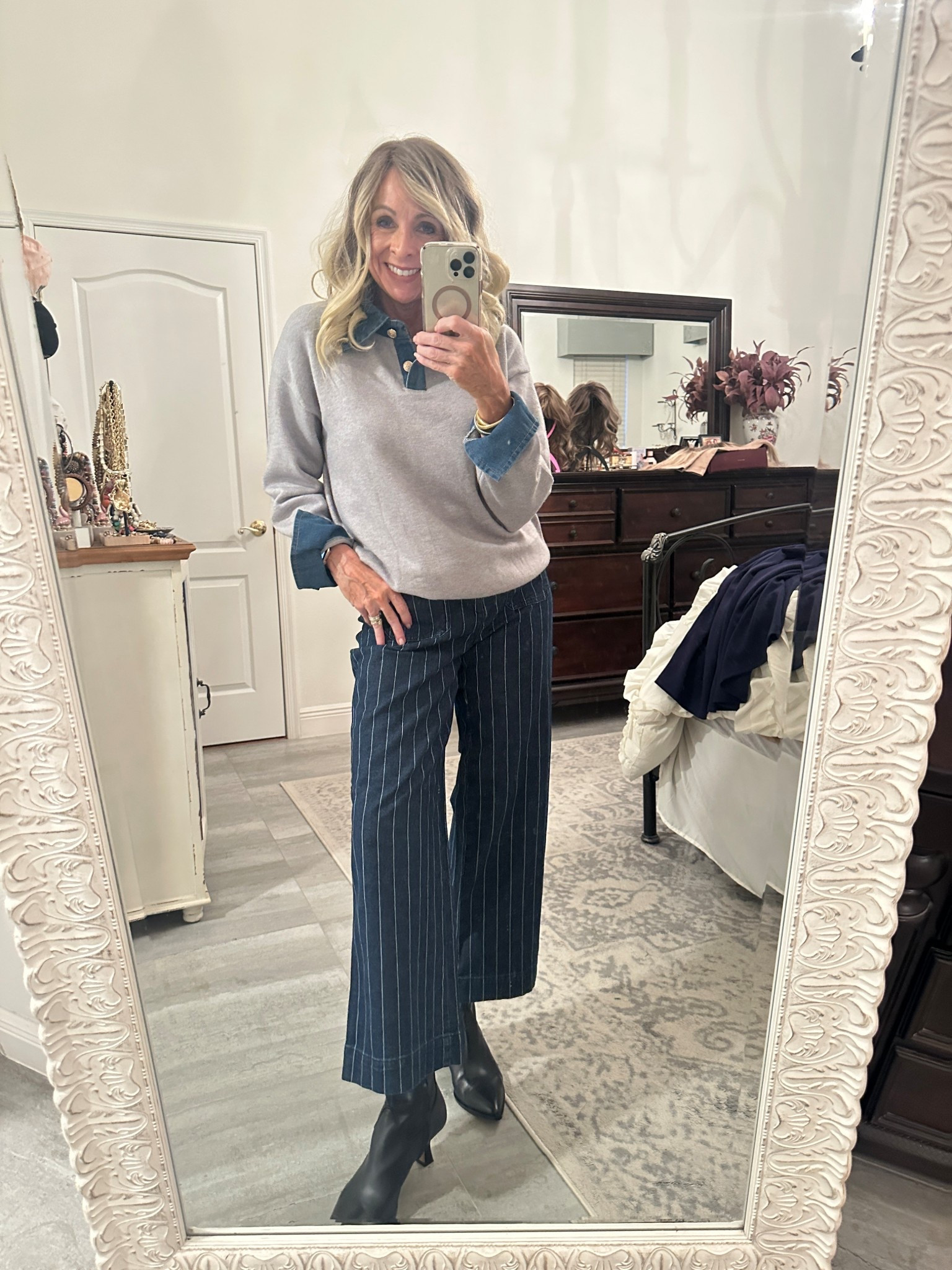 It doesn’t get any better than this, comfy and chic. Denim is 55% off today !

#LTKFindsUnder50 #LTKSaleAlert #LTKOver40