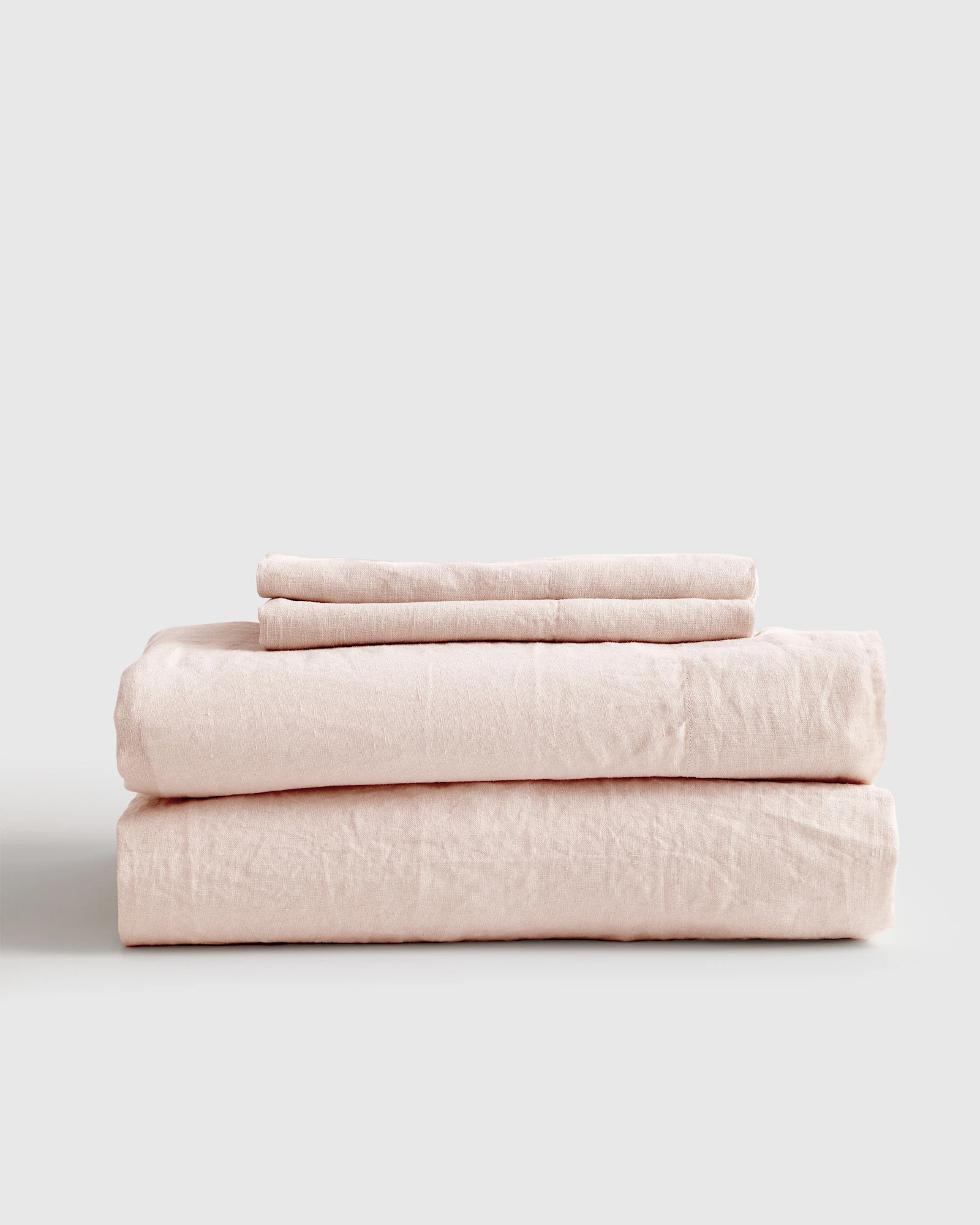 European Linen Sheet Set in Soft Blush | Quince