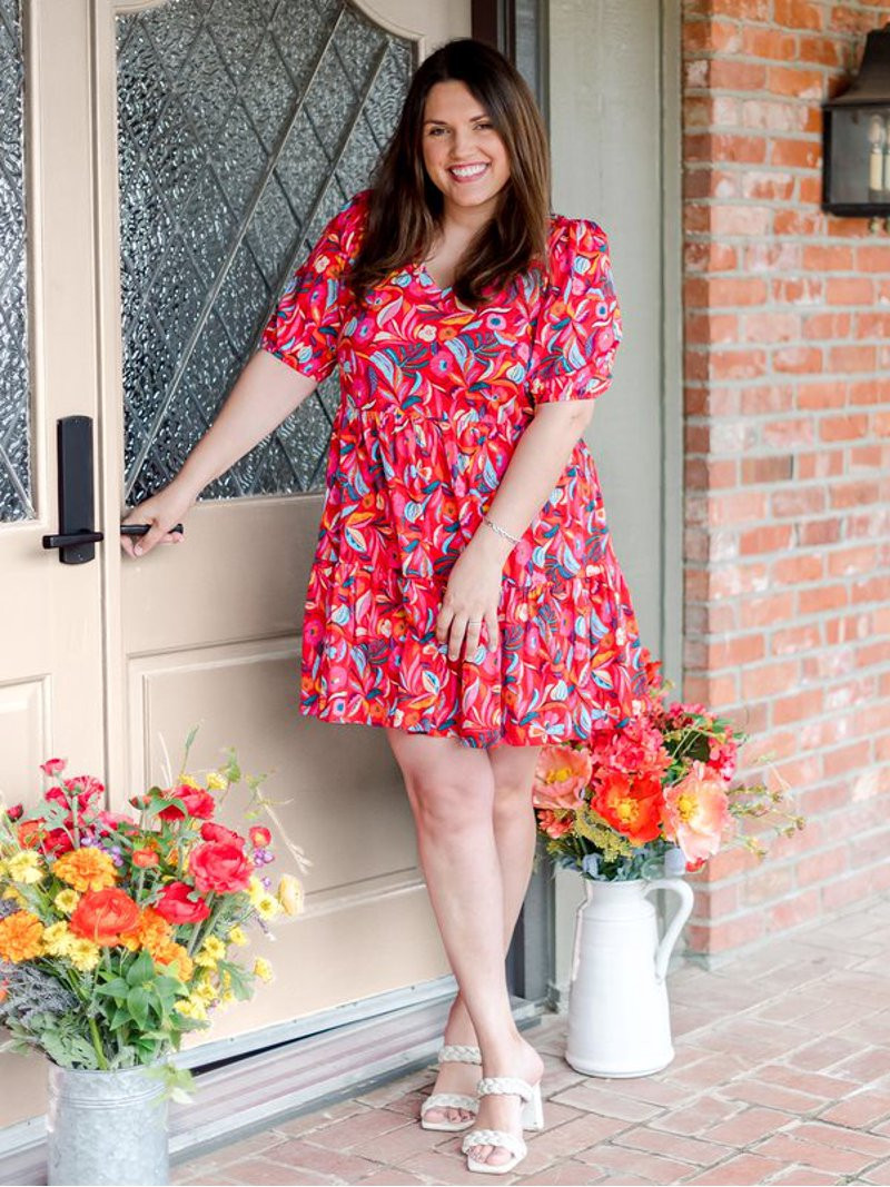 The Pioneer Woman Tiered Knit Dress, Women’s | Walmart (US)