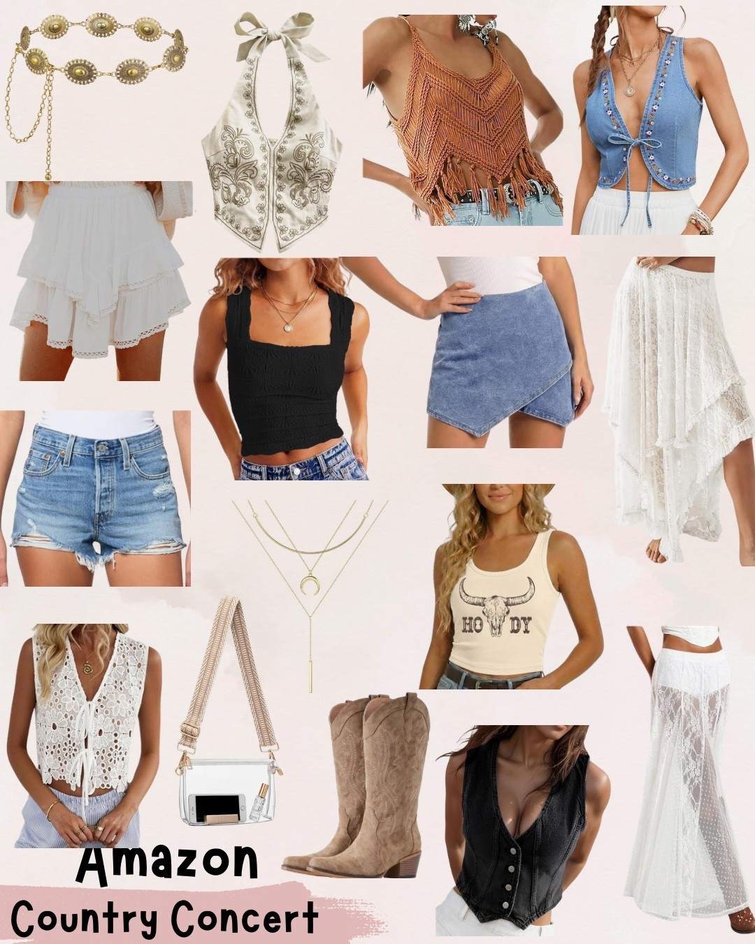 Amazon country concert outfits. Country style. Country outfit. Western outfit. Western style. Cowboy boots. Country dress. Cowboy style. Nashville outfit. Summer concert. Western outfit. Spring concert outfit. Summer country concert outfit . Cow print. Animal print

#LTKTravel #LTKSeasonal #LTKootd